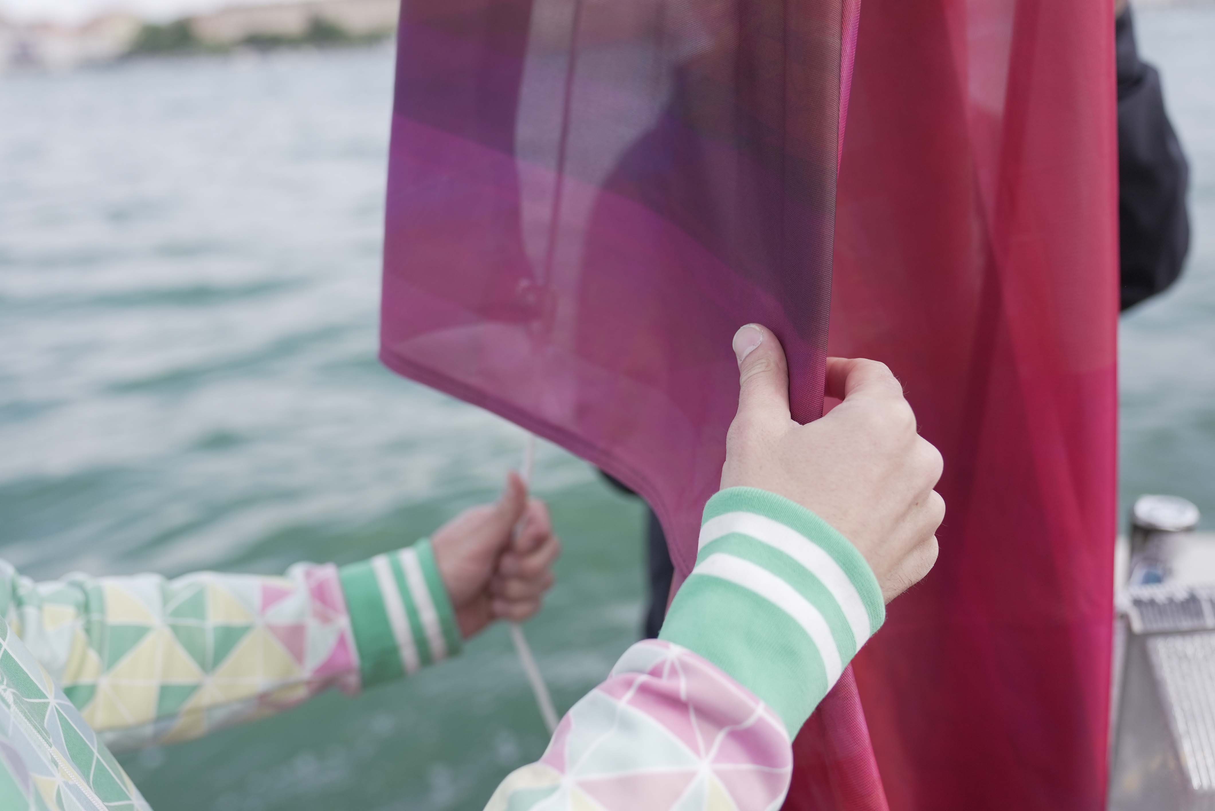 Raising the Simultaneous Nations flag — Venice 2026