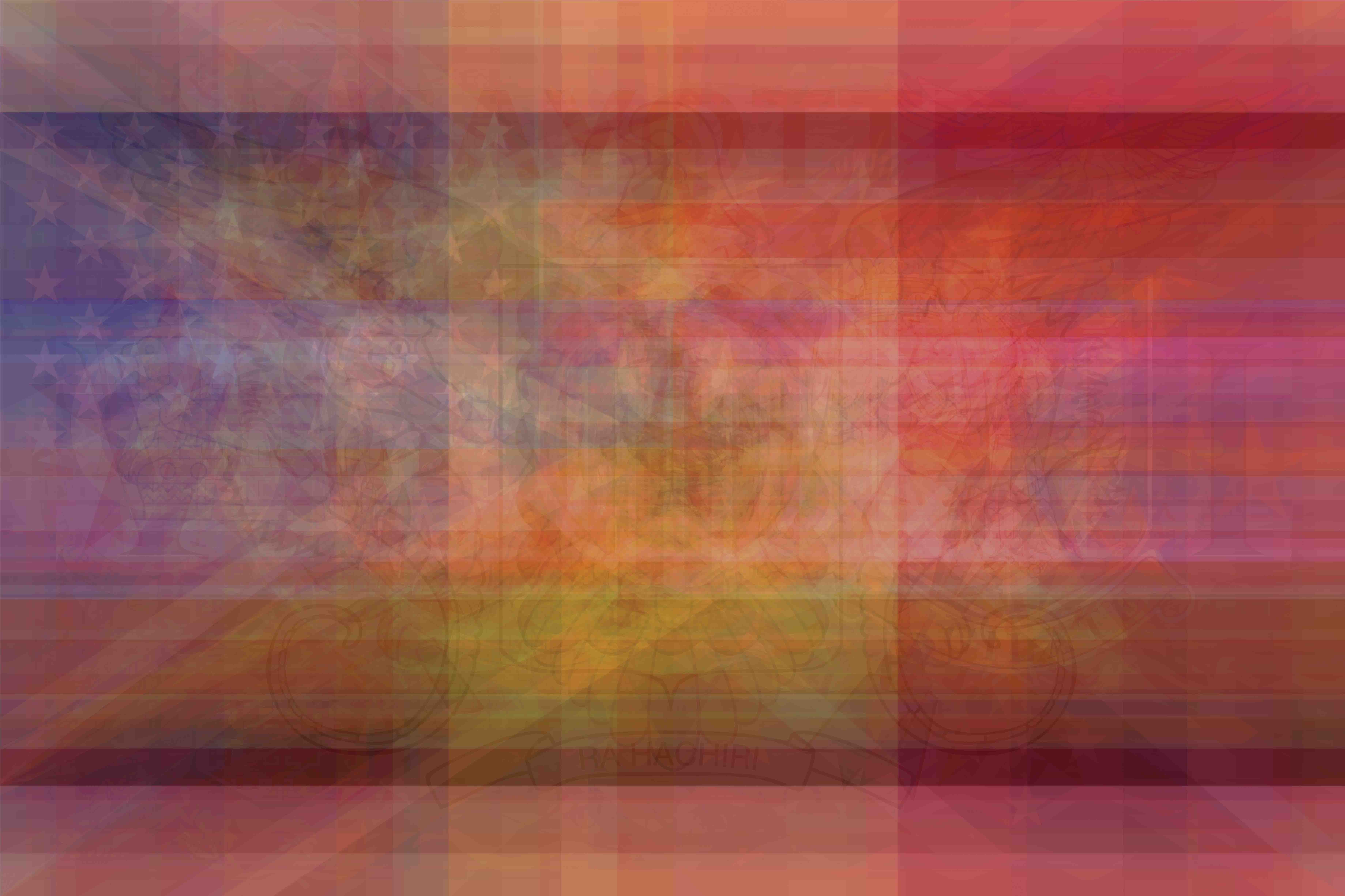 All 254 national flags averaged into one image